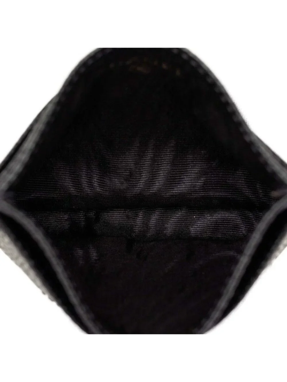 Chanel CC Logo Card Case Black Caviar Leather